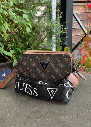 Сумочка клач крос боді в стилі guess 🤩8 фото