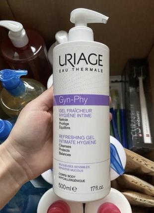 Uriage gyn-phy intimate hygiene fresh gel 500 мл