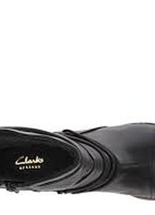 Шкіряні черевики clarks volara melody black4 фото