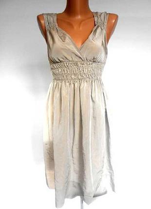 Бежеву сукню zara (довжина 88 ог 70-88 від 50-90 про 120)
