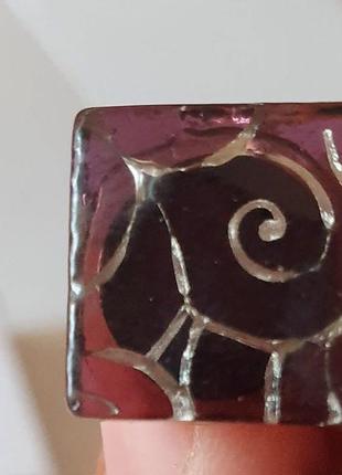Шикарные запонки муранское стекло