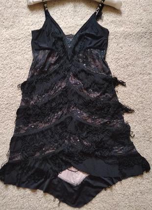 Роскошное платье с бахромой, 46