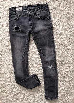 Стильні чоловічі рвані джинси zara 40 (31) в прекрасному стані1 фото