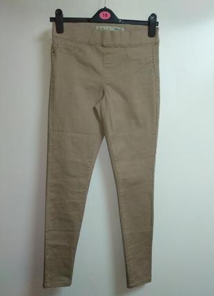 Джеггінси джинси кавового кольору розміру m1 фото