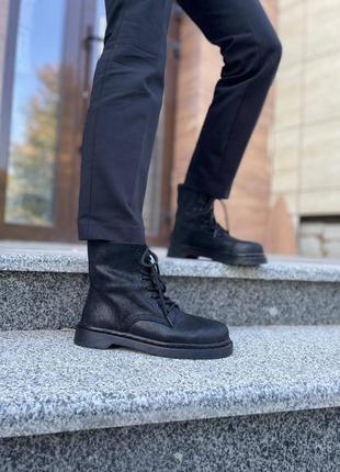 Dr martens 1460 classic black🍁ботинки жіночі доктор мартінс осінь-весна, черевики мартінс, ботинки доктор мартинс черные10 фото