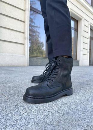Dr martens 1460 classic black🍁ботинки жіночі доктор мартінс осінь-весна, черевики мартінс, ботинки доктор мартинс черные7 фото