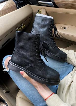 Dr martens 1460 classic black🍁ботинки жіночі доктор мартінс осінь-весна, черевики мартінс, ботинки доктор мартинс черные5 фото