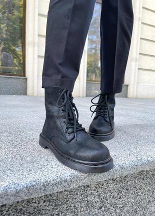 Dr martens 1460 classic black🍁ботинки жіночі доктор мартінс осінь-весна, черевики мартінс, ботинки доктор мартинс черные9 фото