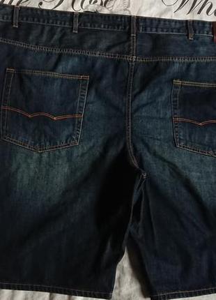Фірмові німецькі котонові джинсові шорти north 56°4,оригінал,дуже великий розмір 60 анг.2 фото