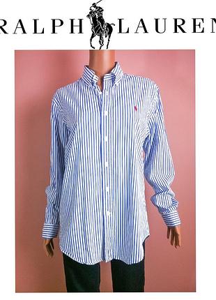 Шикарна сорочка преміального бренду ralph lauren сорочка з чоловічого плеча.