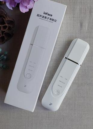 Аппарат для ультразвуковой чистки лица xiaomi inface ion skin purifier eu ms7100-2 white