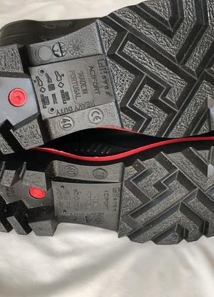 Гумові чоботи dunlop зі сталевим носком та підошвою.8 фото