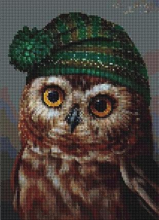 Алмазная мозаика colorart сова 30х40 st464