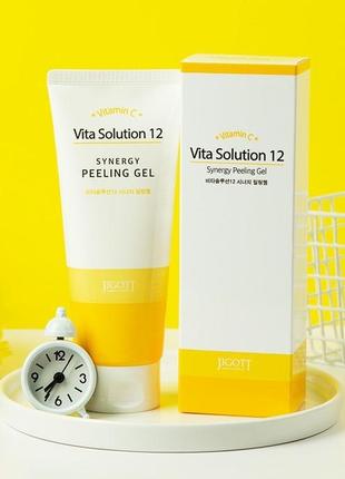 Пілінг-гель оздоровлюючий  jigott solution 12 synergy peeling gel, 180 мл.