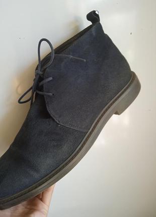 Замшевые ботинки calvin klein.