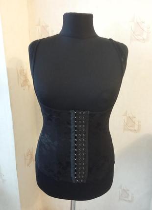 Утягивающий моделирующий стройнящий корсет, пуш ап