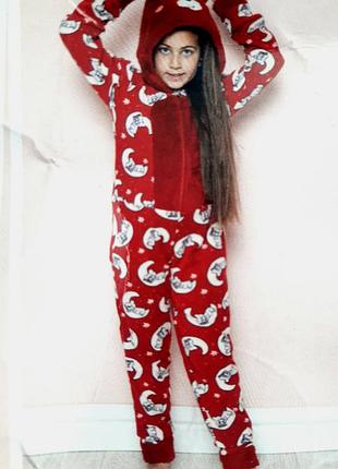 Тепла піжамка для дівчаток