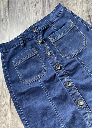 Стильна джинсова юбка карандаш від zara, mango  , asos2 фото