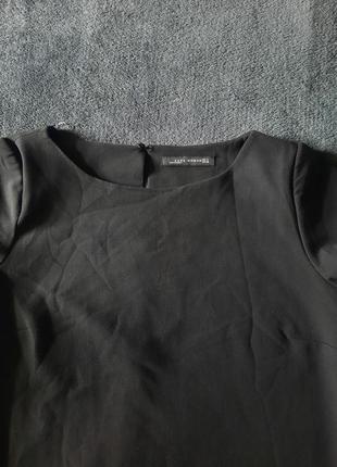 Чорне базове платтячко, плаття прямого крою