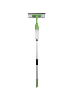 Швабра для мытья окон с распылителем aquapur - зеленый li-113848