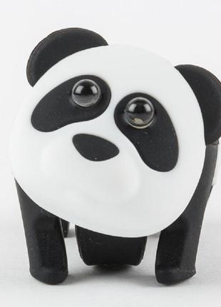 Фонарик-мигалка для детского велосипеда zoonimal панда, led, на руль. свечение: белый