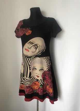 Платье desigual cirque du solei черное платье футболка с принтом1 фото