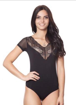 Боди с кружевными вставками вол (cornett)