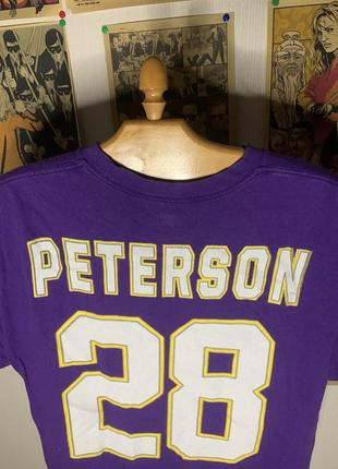 Minnesota vikings nfl peterson reebok вінтажна футболка американський футбол4 фото