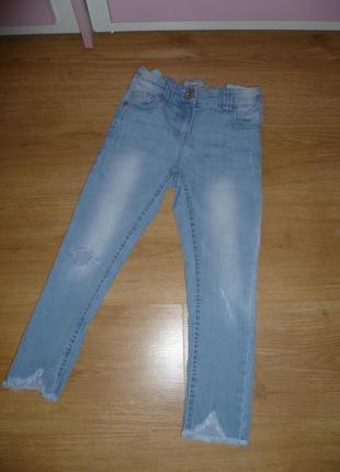 Крутые рваные джинсики некст для модницы