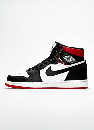 Мужские чёрно-красные кроссовки nike air jordan чоловічі чорно-червоні кросівки nike air jordan