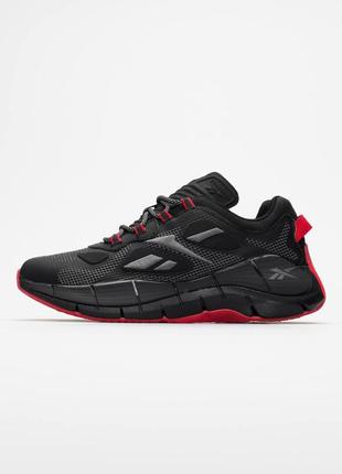 Мужские чёрно-красные кроссовки reebok чоловічі чорно-червоні кросівки reebok3 фото