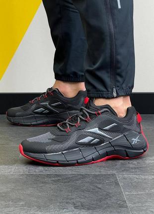 Мужские чёрно-красные кроссовки reebok чоловічі чорно-червоні кросівки reebok7 фото