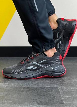 Мужские чёрно-красные кроссовки reebok чоловічі чорно-червоні кросівки reebok8 фото