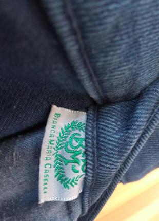 Бриджи импортные брендовые женские плотные джинсовые bianca maria caselli италия на 54-56 р.4 фото