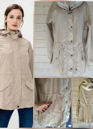 Юольшой размер фирменная лёгкая базовая парка тренч дождевик ветровка супер качество!!!