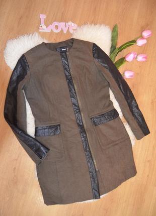 Стильное шерстяное пальто eksept