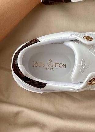 Кросівки louis vuitton lv time out sneakers white5 фото