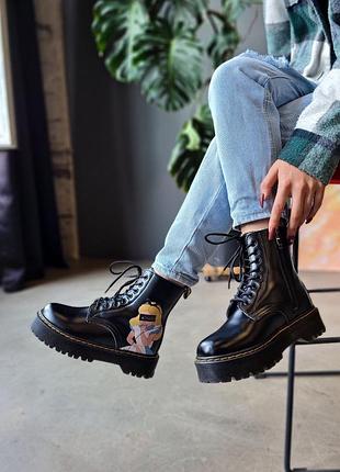 Жіночі ботінки  dr. martens jadon женские ботинки мартинсы