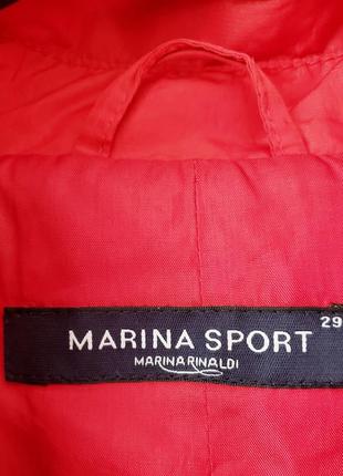 Люксовый плащ тренч куртка  marina rinaldi marina sport6 фото
