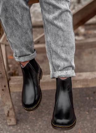Чоловічі ботінки  dr. martens - platform noir мужские ботинки мартинсы