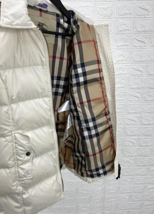 Жіночий пуховик burberry6 фото