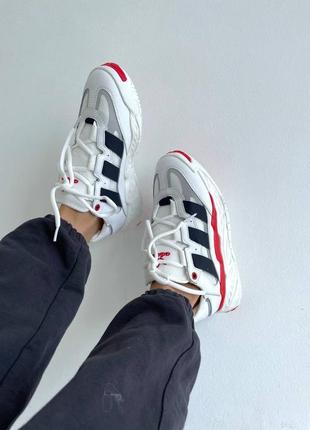 Жіночі кросівки  adidas niteball white / red / black8 фото