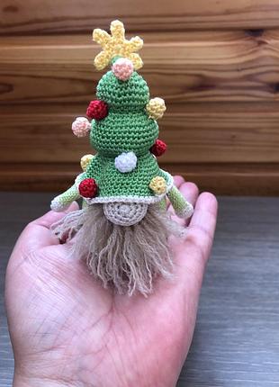 Интерьерная игрушка режущий гном 4