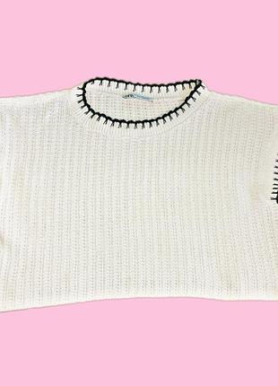 Вязаний топ zara