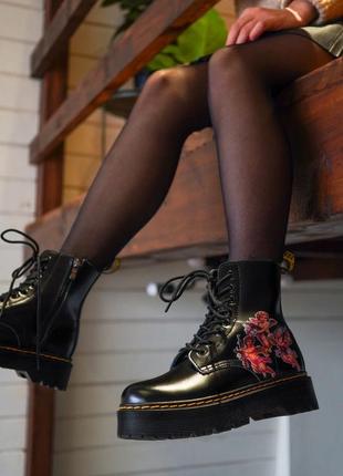 Жіночі ботінки  dr. martens jadon женские ботинки мартинсы