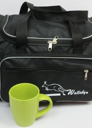Дорожная сумка wallaby 2686 черный, 22 л6 фото