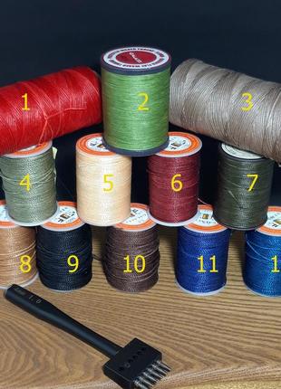 Кожаный ремешок для часов 16, 18, 20, 22, 24мм (к027)