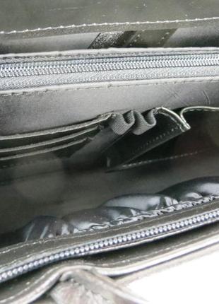 Женский портфель, женская деловая сумка из эко кожи jpb черная8 фото