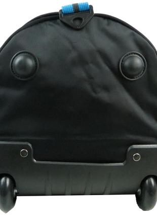 Дорожная сумка на колесиках 42l tb275-22 черная с синим8 фото