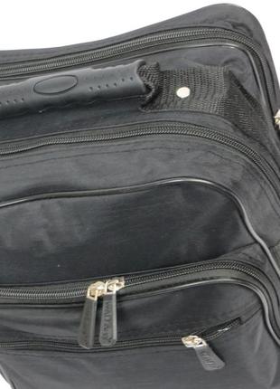 Мужская сумка-барсетка для города wallaby 2437 черный6 фото